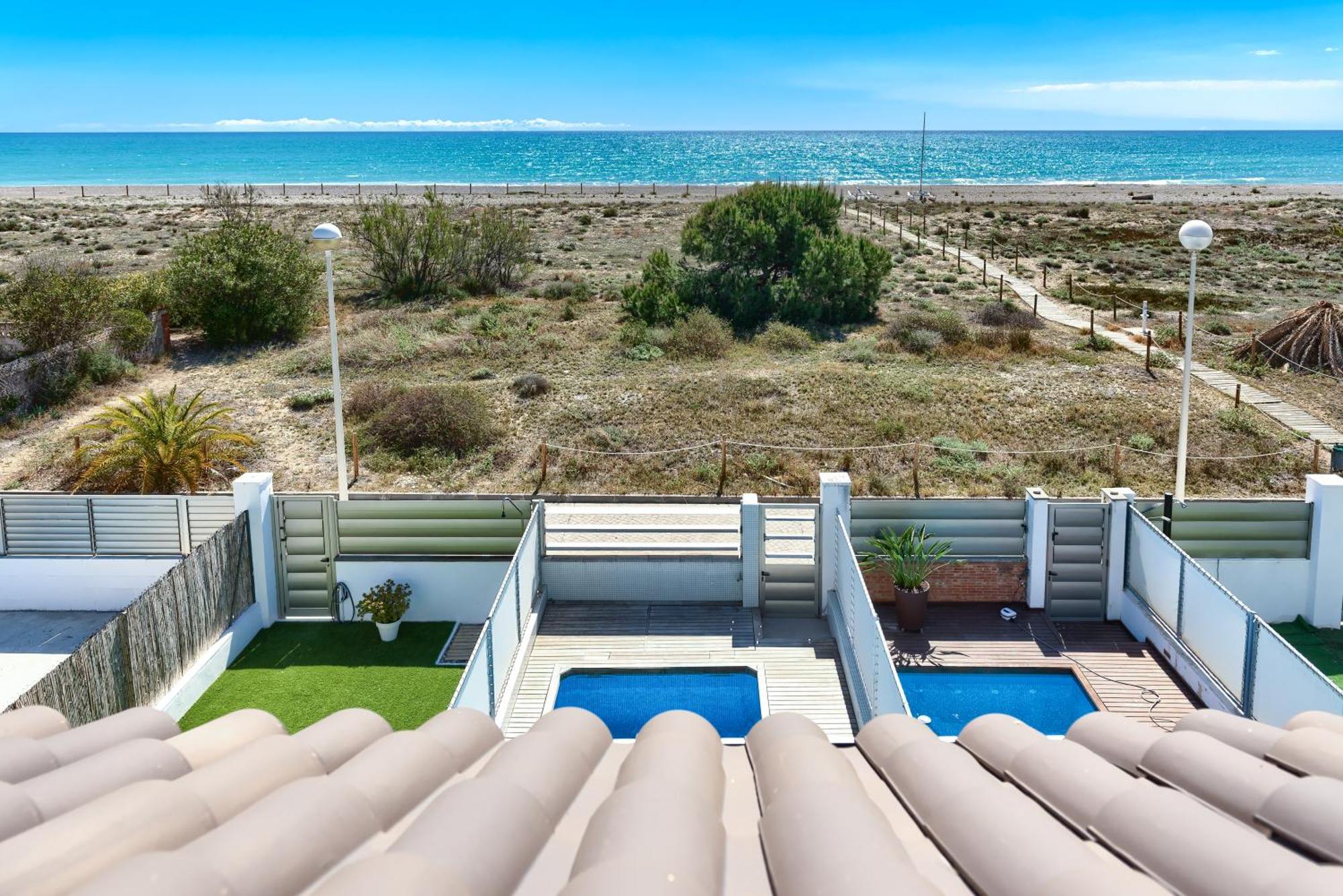 Casa Frente Al Mar Con Piscina Privada Apartment Sagunto Luaran gambar