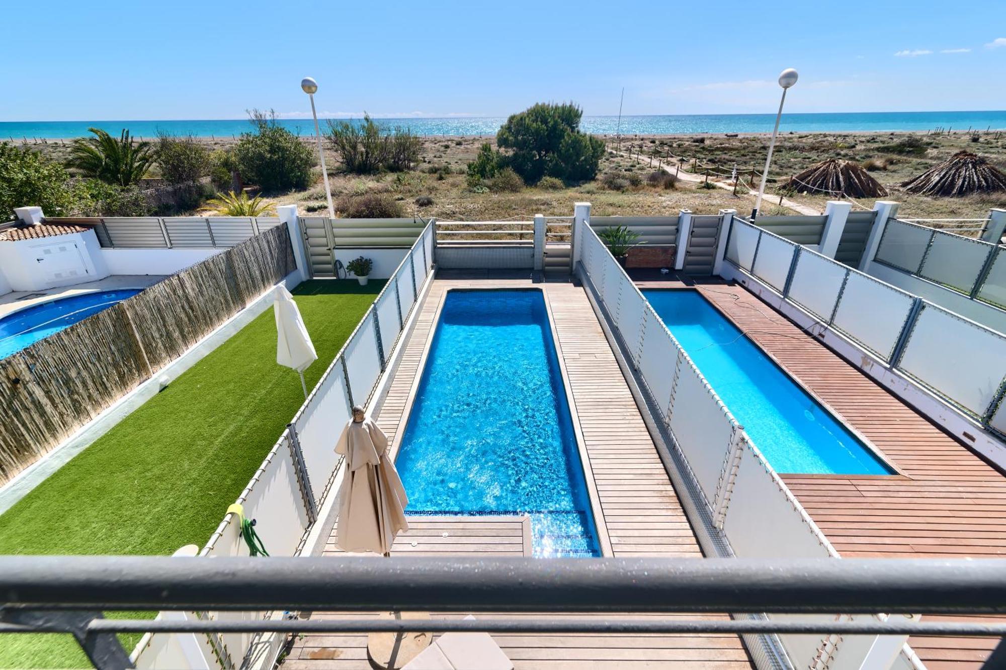 Casa Frente Al Mar Con Piscina Privada Apartment Sagunto Luaran gambar